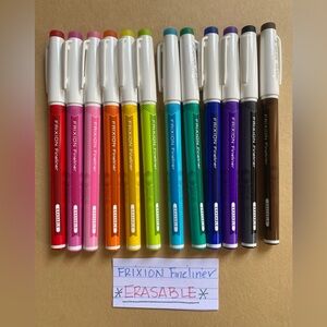 PILOT FRIXION FINELINER ERASABLE PENS